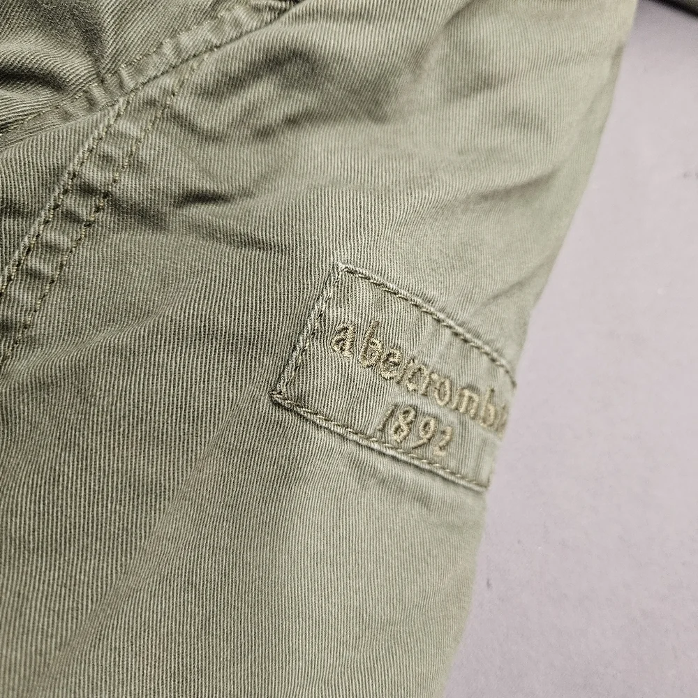 ABERCROMBIE KIDS SHERPA LINED MILITARY PARKA SZ X-LARGE